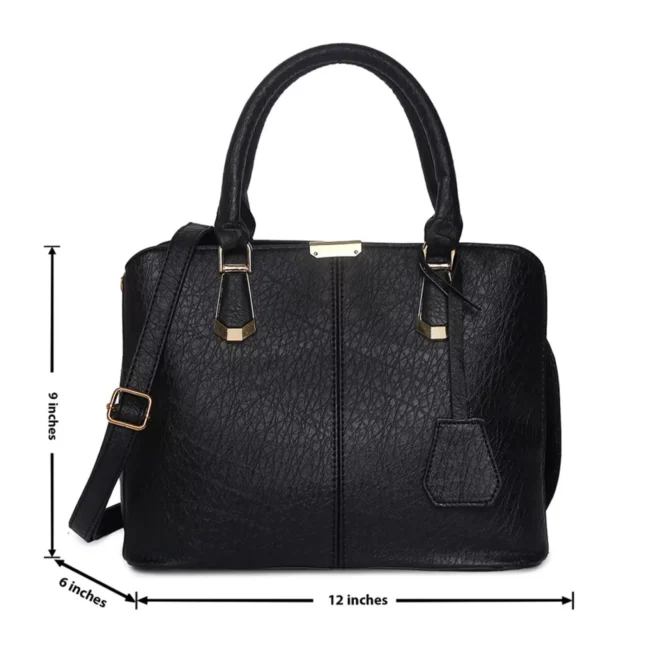 Women's Leather Handbag (Black)
